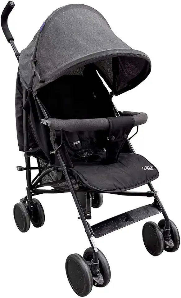 Cosco Kids, Carrinho de Bebê Hobby, Preto Mescla