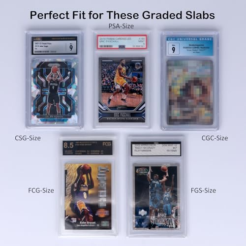 Rayvol Resealable Graded Card Sleeves for PSA Slabs, Exact Fit Sleeves for CSG, CGC, FGS, FCG and Similar (1000pcs) by Rayvol - Used condition - Image 3