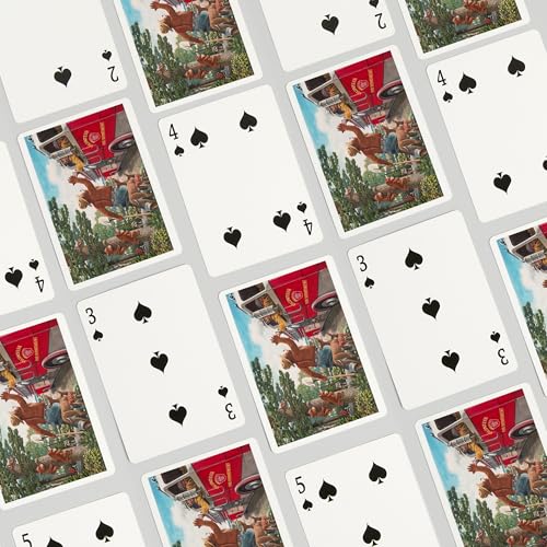 Baraja de 52 cartas Póker Smokey Bear miniatura 4