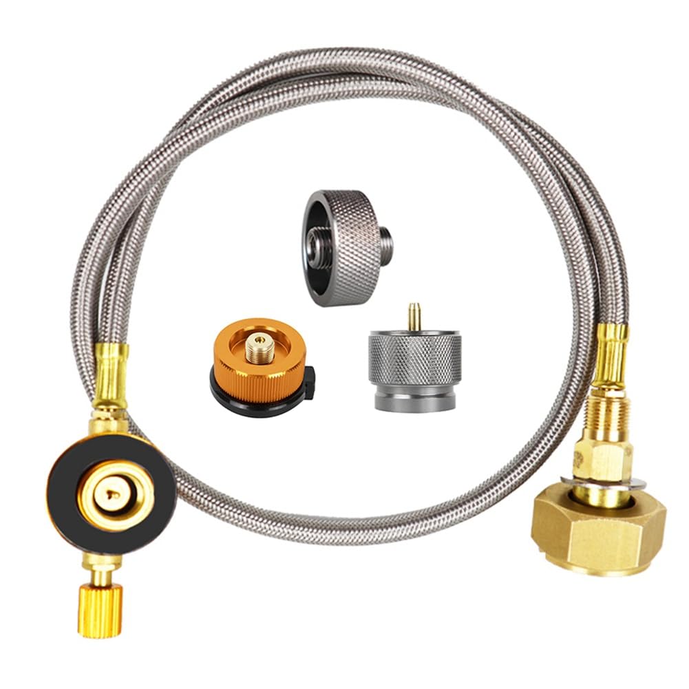 Leprera Camping Gas Stove Gas Refill Adapter Outdoor Cylinder Filling Adapter Gas Tank Furnace Connector Accessories