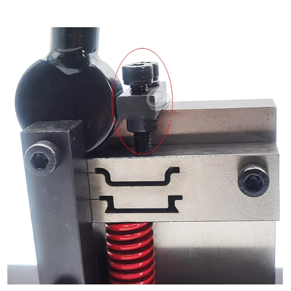 Cortadora de Carril Din DC-35 Con Regla, Nuevo Localizador Ajustable Cortadora de Carril de Acero/aluminio de Doble Ranura Rápida y Que Ahorra Trabajo