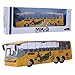01 02 015 Giocattolo per Autobus, Modello di Autobus Non tossico per Bambini per Regali(Giallo)