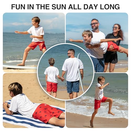 Image of Kanu Surf Boys' Terrapin Turtle Quick Dry Beach Board Shorts Swim Trunk