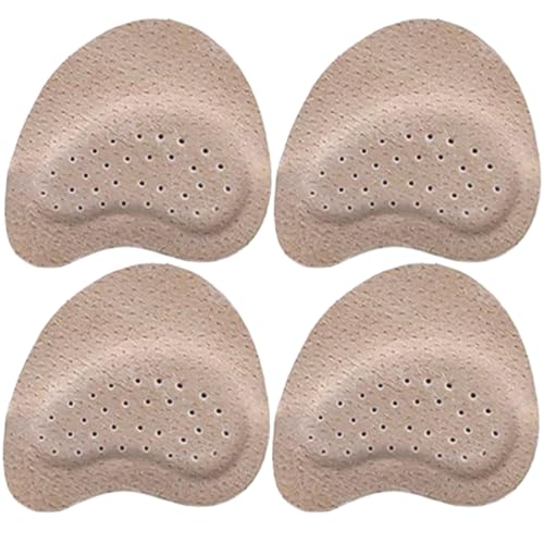Almohadillas metatarsianas mujeres 4pcs transpirable sudor-absorbente esponja almohadillas metatarsianas autoadhesivas no deslizantes 2.91 alivio de dolor insertos para mujeres para