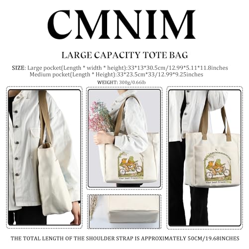 Bolso Tote para Mujeres CMNIM con Mensaje Divertido miniatura 3