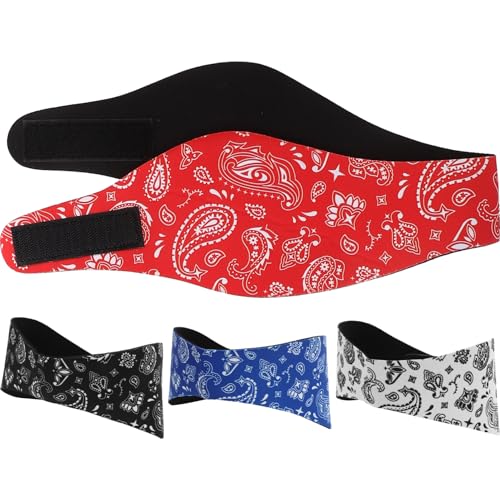 PATKAW 4 Piezas Banda Lavar La Diadema Agua Pañuelo Tapones Para Los Oídos Para Nadar Orejas Diadema Deportiva Diadema De Natación Manguitos Tubos Brotes Concierto Enchufar Neopreno