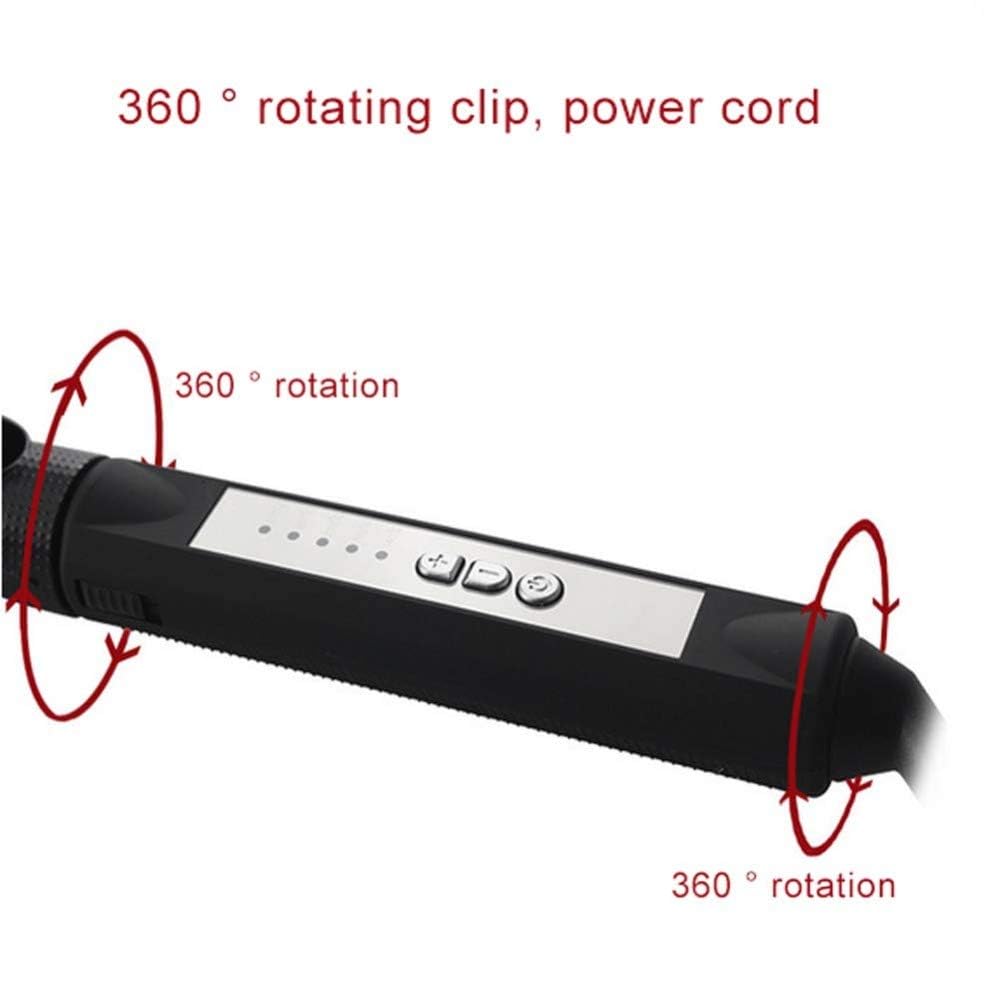 Hair Curler Multifunction Curling Tongs Curling Wand Ceramic Iron Curling Iron Dual Voltage Heat Convient Aux Coiffures Longues Et Courtes des Hommes Et des Femmes,19mm