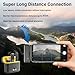 PAKESI Wireless Lavalier Microphone, Noise Cancelling Microphone, Used for Recording Vlogs in Live Interviews and Videos, 2TX+1RX Adapter+2 Windproof+Intelligent Display Charging Room