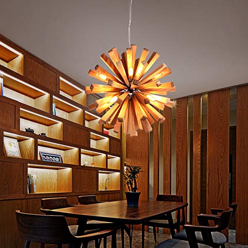 Suspension boule postmoderne dandelion LED pour éclairage salon