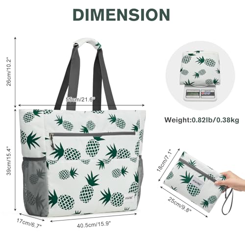 Image of G4Free Beach Bag, Waterproof Sandproof Beach Tote Bag, Large Capacity Foldable for Women