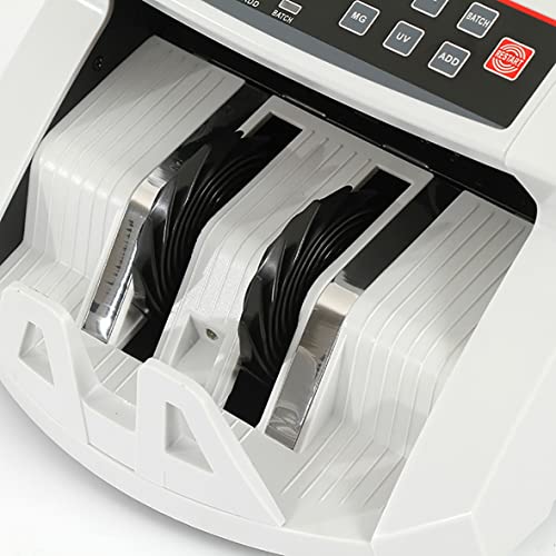 Rocmoval 多通貨通貨カウンター、偽造紙幣検出器付きマネーカウンターマシン、LEDディスプレイ付きポータブル紙幣計数機キャッシュカウンター の商品画像 5