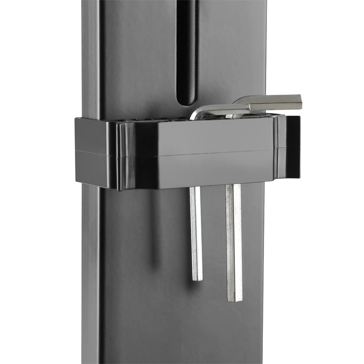LogiLink BP0160 – podwójny uchwyt na monitor stołowy 2-krotny z aluminium do monitorów płaskich i zakrzywionych (17-27 cali)