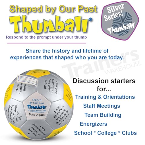 Image of Trainers Warehouse 6 inch Thumball Collection, 32 Prompts for Conversation, Team Building, Relationship and Training