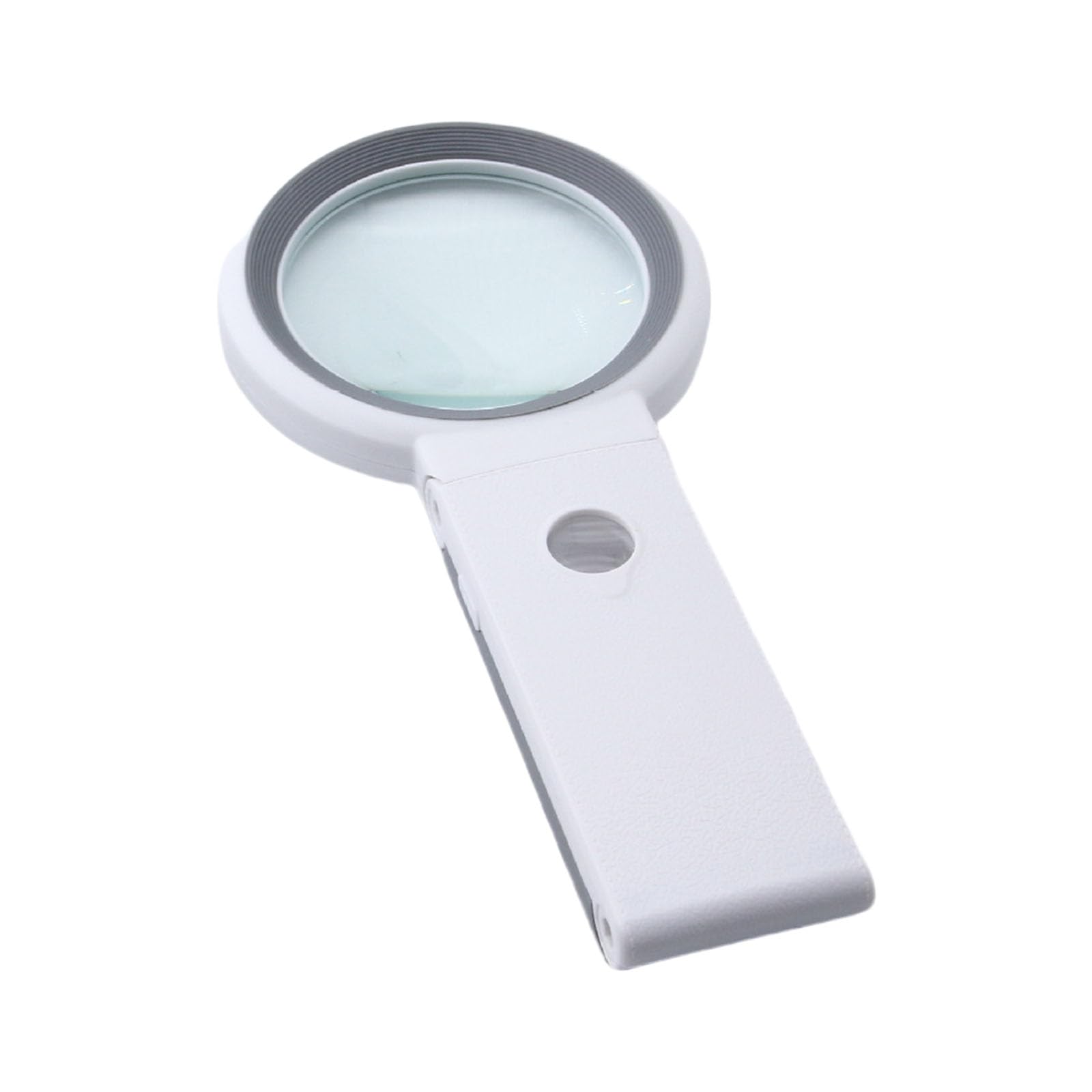 Kelisdi Gray And White Magnifier With Light & Stand, 10X 30X, Led Handheld For Detailed Work Jewelry Macular Degeneration Adjustable Brightness Led Magnifier