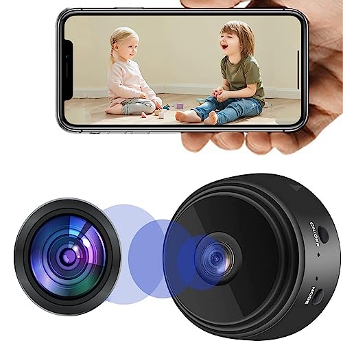 Mcyiqihai 2023 Upgraded 1080P Magnetic Wifi Camera,Indoor Camera Home Security Camera Wireless Wifi Camera,Car Cameras For Surveillance - Size:1.7 X 1.5 X 0.98 Inches #TOP3