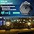 Solar Post Lamp Lights, 3000K Dusk to Dawn Solar Post Light with Pier Mount Base, Outdoor Waterproof Solar Motion Sensor Lights for Garden Yard Landscape Pole Pillar
