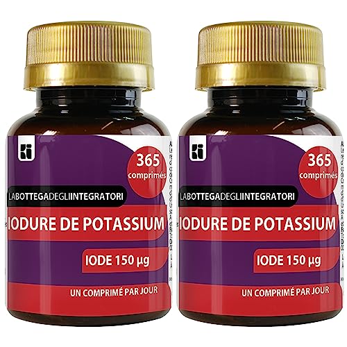 Ioduro Di Potassio 730 Compresse 150 Mcg Iodio 1 al Giorno | Senza Glutine e Lattosio | origine non animale LABOTTEGADEGLIINTEGRATORI ®