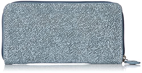 [フランコ コレツィオーニ] 財布-長財布,財布-ラウンドファスナー デニム調レザーラウンドファスナー長財布 ブルー 画像1