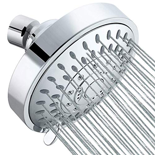 Pommeau de douche haute pression à 5 jets pour optimiser la pression de l'eau - 2