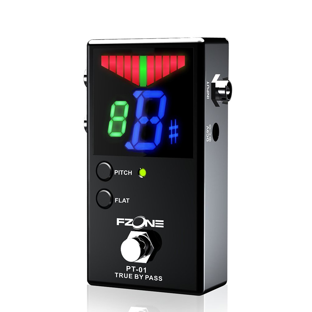 Mini Chromatic Guitar Pedal Tuner TinyTune Tuner Pedal for Guitar and Bass