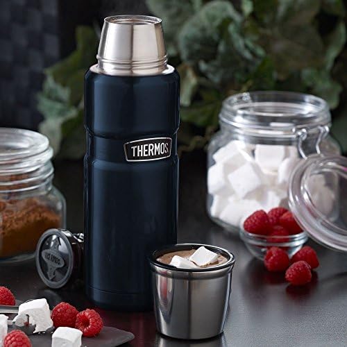 Amazon Co Jp Thermos サーモス ステンレスキング フードジャー ミッドナイトブルー 0 5l ホーム キッチン