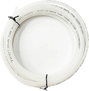 JASMKLX Manguera de Tubo de Combustible de 5M/10M, Color Blanco, for Coche, camión, Calentador de estacionamiento de Aire diésel, Bomba de Aceite Apta for tubería dedicada Eberspacher(RYRG-White-10m)