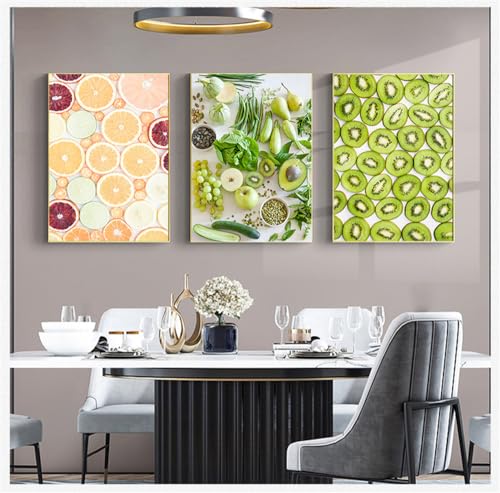 Pósteres Impresos Arte Mural Nórdico Cuadros Decorativos Lienzos Láminas Botánicas de Frutas