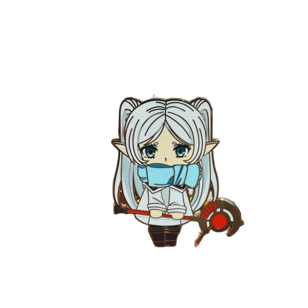 1Pc Frieren badge anime characters decoration collection 5cm alloy badge (C)
