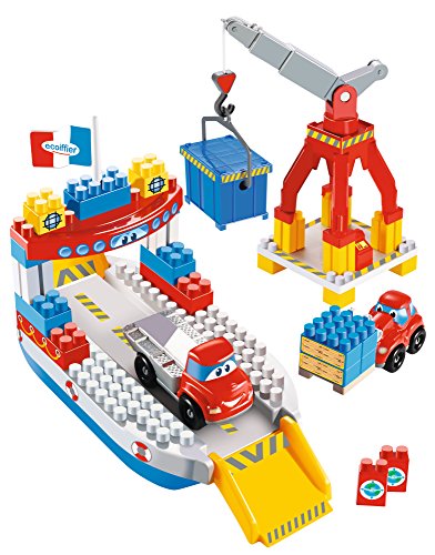 Preisvergleich Produktbild Ecoiffier 3030 Abrick Fähre mit Hafenkran, Bunt