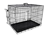 2 Türen Nobby Transportkäfig faltbar schwarz L x B x H: 78 x 55 x 62 cm