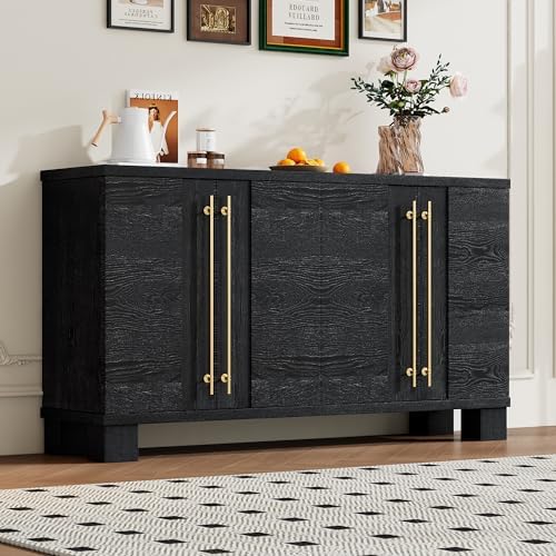 Amazon.com - Amposei Modern Sideboard Cabinet 60-Inch Wood Credenza ...