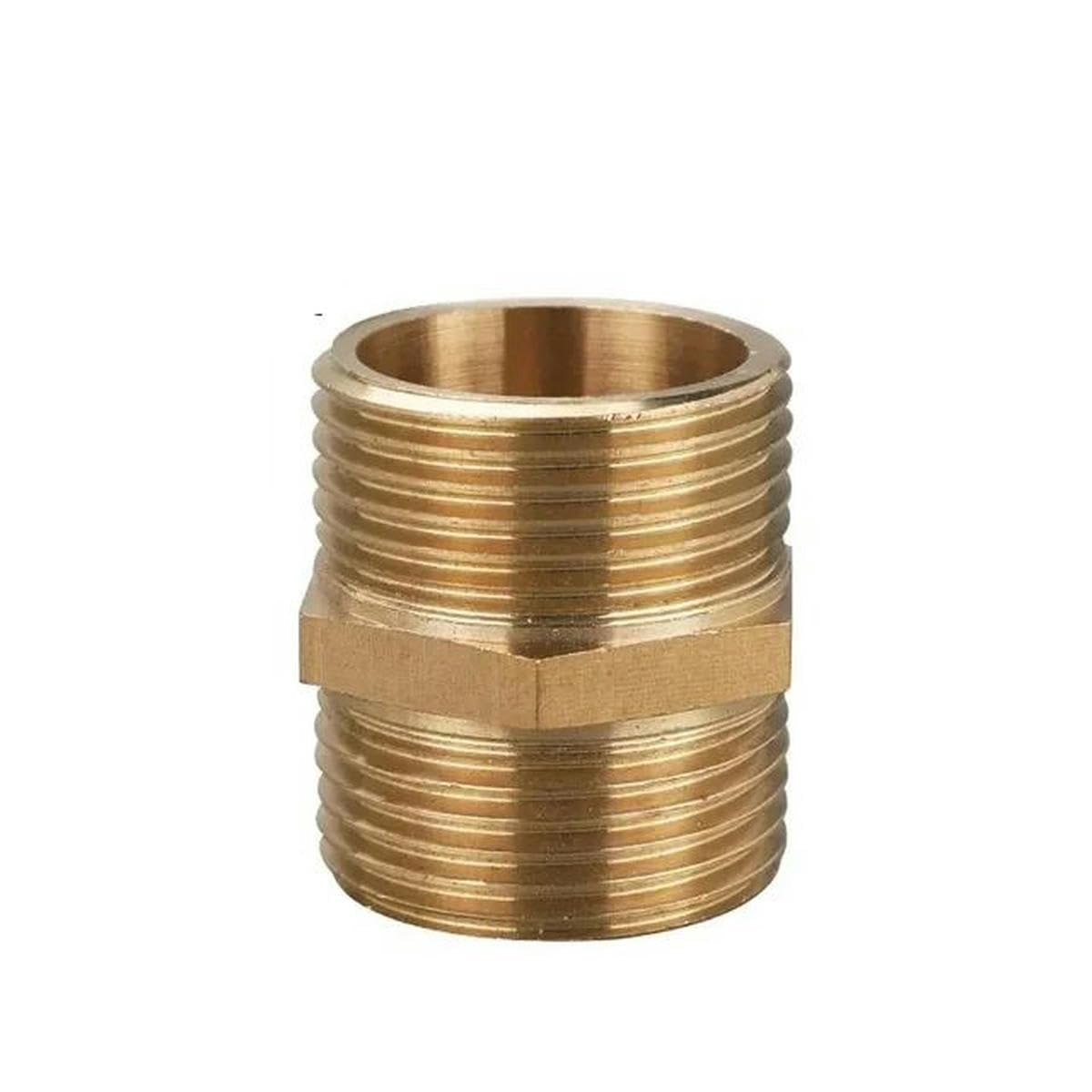 1/8" 1/4" 3/8" 1/2" Rosca macho a hembra Buje hexagonal Conectores de tubería de latón Adaptador de acoplador de latón Accesorio roscado-1 a 1-200 PCS