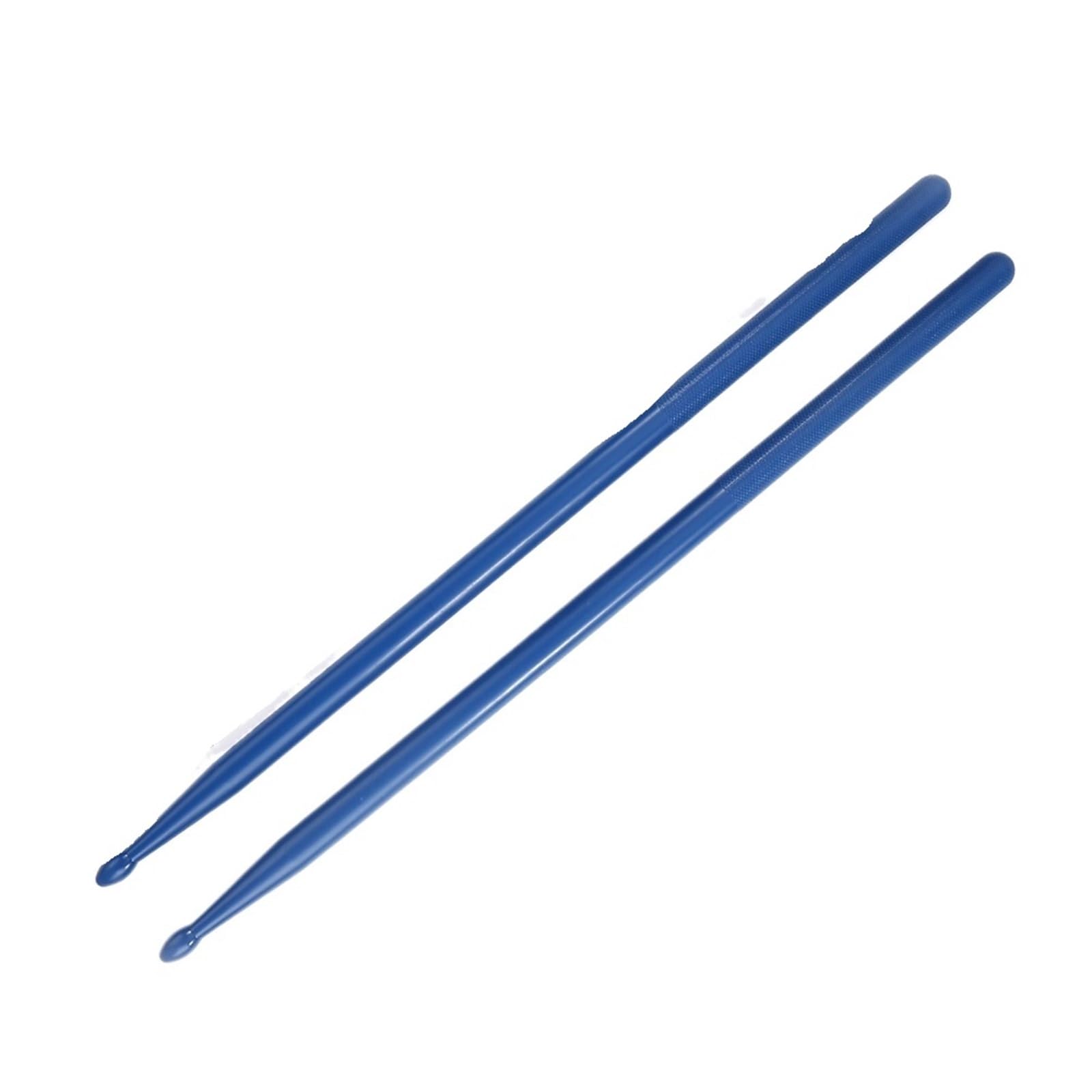 1 par de baquetas profesionales jazz, nailon colores, kit batería, piezas percusión, accesorios for instrumentos musicales Para Bandas(Blue)