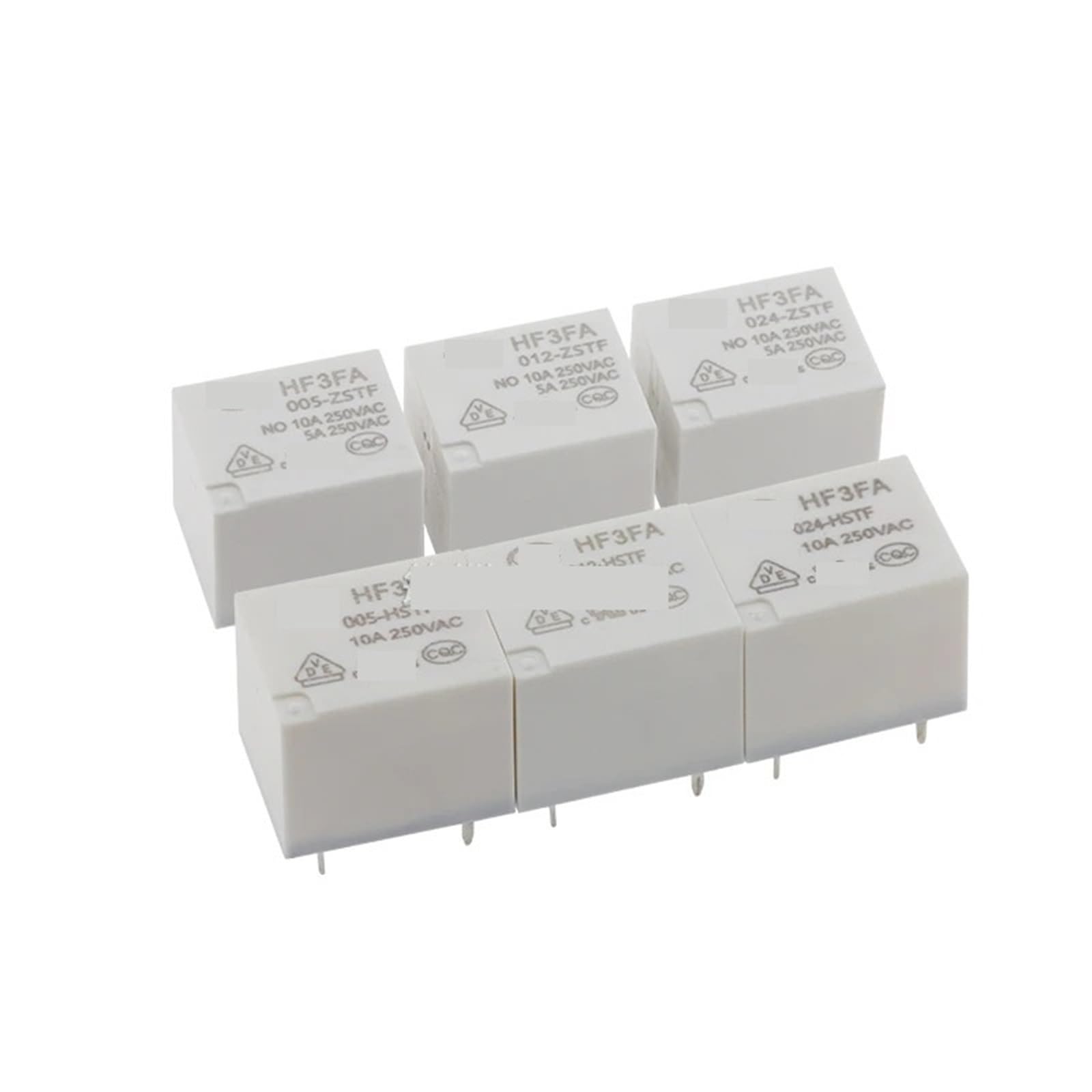 Relé de 4 pines HF3FA-005 con conector HST micro interruptor de circuito impreso PCB 3