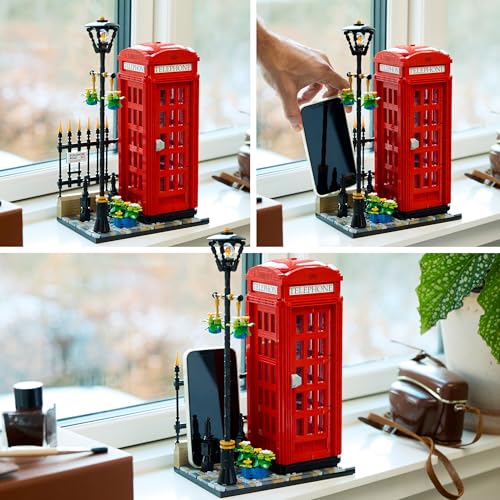 Image of LEGO Ideas Red London Telephone Box Set 21347 (1460 Pieces)