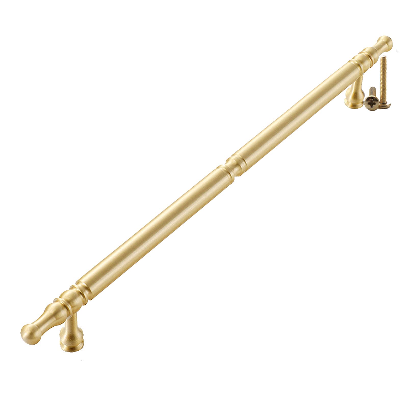 Poignées en Laiton T Bar : Élégance Dorée 224mm pour Sublimez Vos Armoires