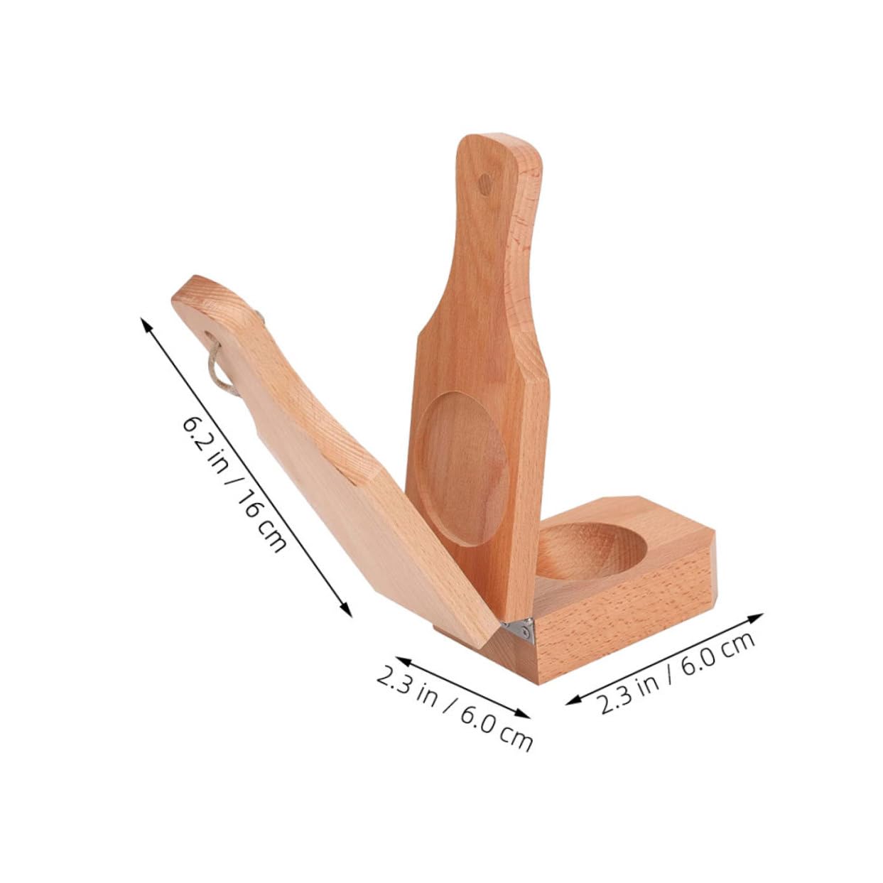 Ciieeo Tostones Press Tool Portable Kitchen Smasher for Plantains and Potatoes Manual Potato Presser with Smooth Edges for Parties and Home Cooking