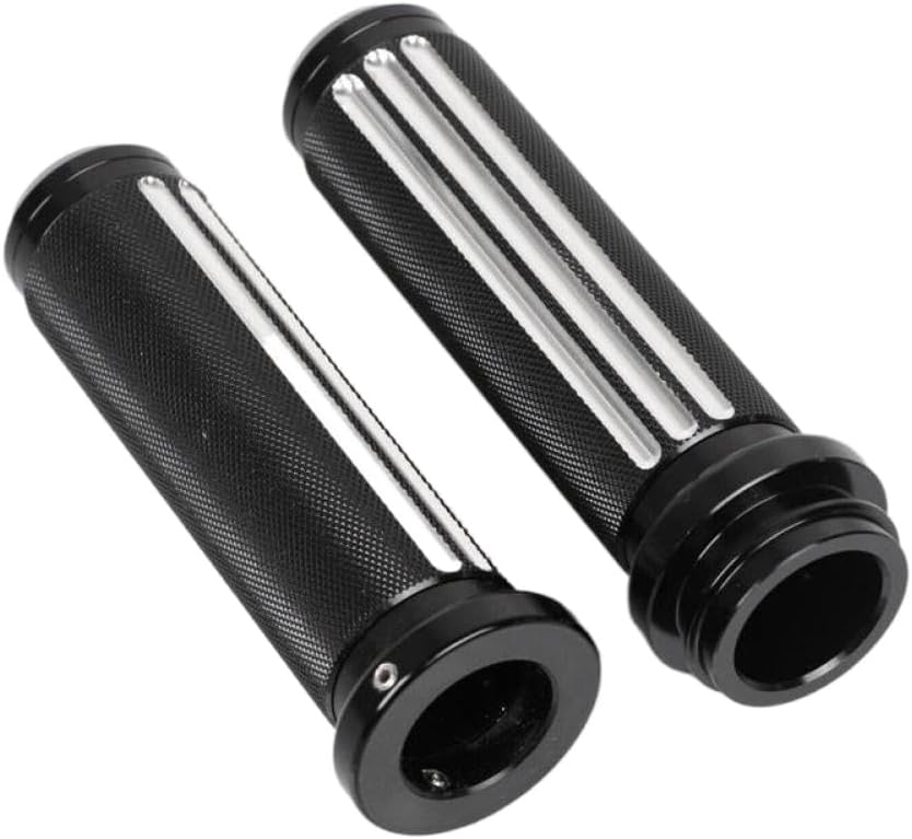 Electronic Throttle Hand Grips 1 Pair 1In Handlebar Compatible with Touring FLHR FXDLS FXSE