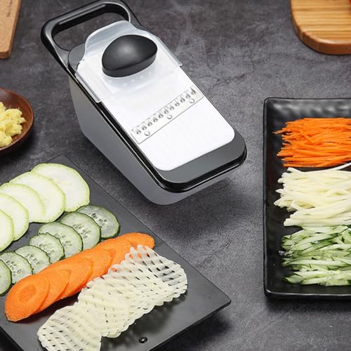 Vegetable Slicer and Chopper Multi-function 4-blade Mandoline miniatura 5