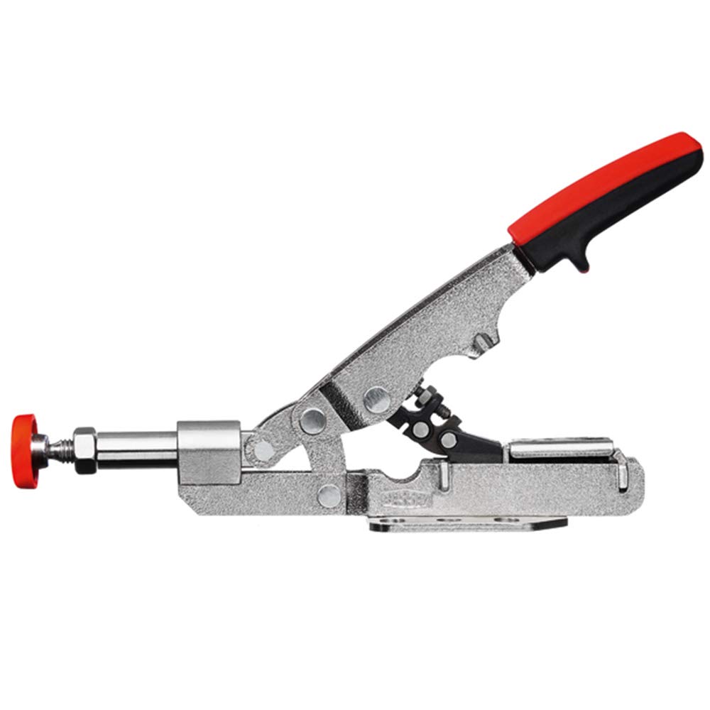 Bessey STC-IHH15 Horizontal Auto-Adjust Toggle Nickel Plated Clamp with In-Line Clamping Action