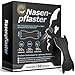 Nasenpflaster Schnarchen Neu Verbessertes Schnarchstopper Nose Strips Anti Schnarch mit 3 Flexiblen Stützgurten Nasal Strips für Bessere Atmen Nasenstrips Schnarchpflaster Effektive Gegen Schnarchen