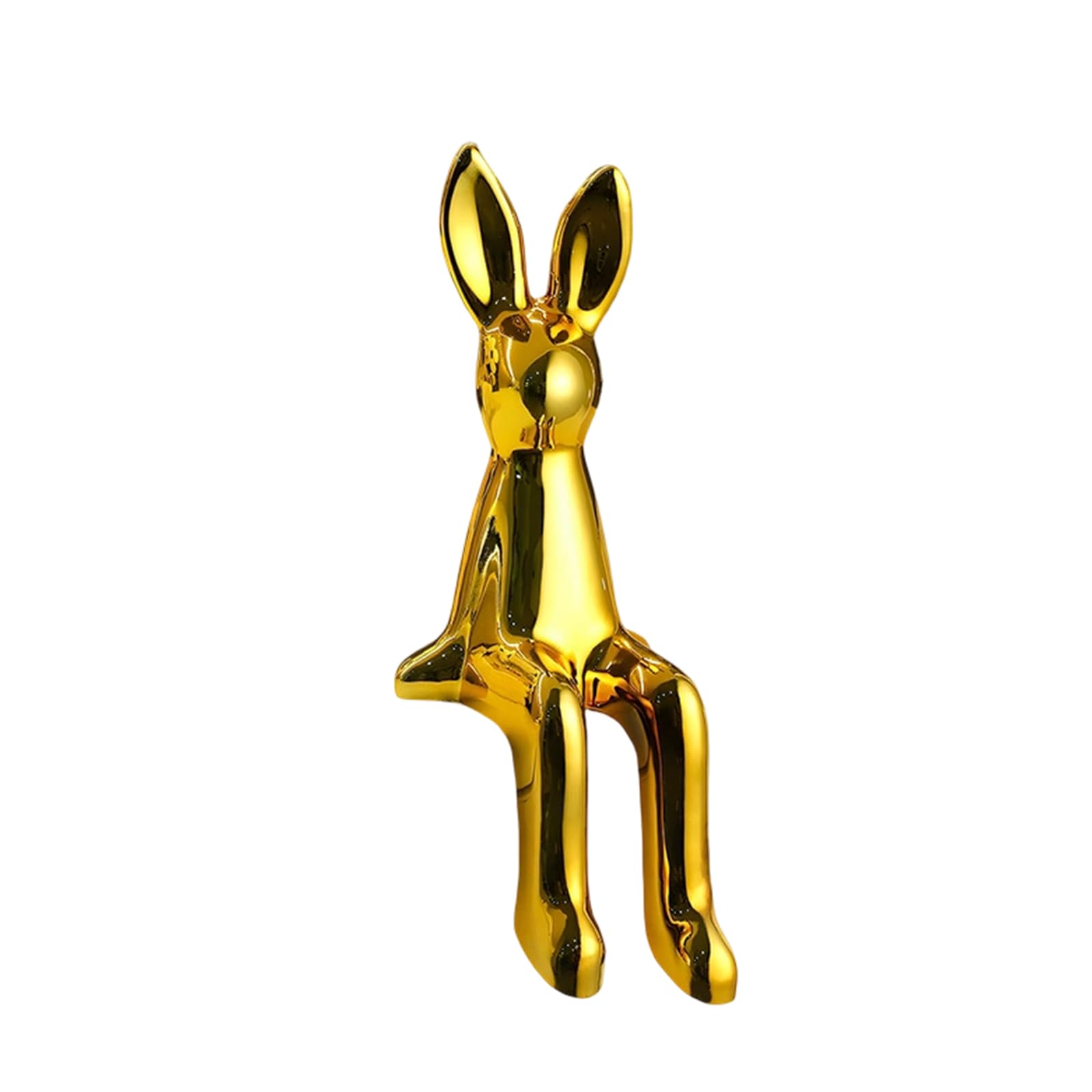 hogtnd Sitting Rabbit Figurines, Spring Rabbit, Statues, Sculptures, Easter Decorations Indoor Ornaments, Ornaments for Centerpieces, Easter Decorations for Indoor Use