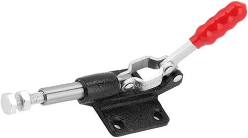 Miniatura 9 de Abrazadera de palanca ajustable, abrazadera de palanca de empuje para carpintería, abrazadera de retención de palanca de liberación rápida para