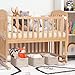 Goodpick Baskets for Organizing, 11 x 7 x 4.5 in, Baskets for Shelves, Toy Storage, Home Decor, Dorm Decor 3 Pack for Bathroom, White & Brown
