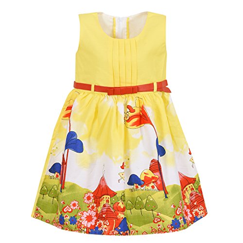 Image of Wish Karo Baby Girls Cotton Frock Dress - (ctn227)