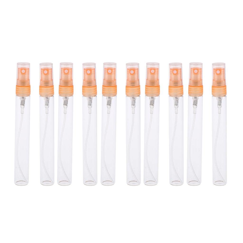 T.O.G. 10x Empty 5/10mL Refillable Perfume Bottle Pump Spray Tube Glass Vials 10 ML-image-35
