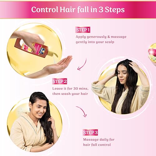 Image of Parachute Advansed Bhringraj & Hibiscus enriched Coconut Hair Oil| Reduces Hair Fall| Helps Promotes Hair Growth|Up to 10x Less Hair Fall|For Healthy Scalp For Men & Women| Thicker & Stronger Hair| Suitable for All Hair Types |300ml