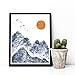 Mountain Art Print Sunrise Print Wilderness Nature Art Print Camping Lover Poster Outdoor Inspiration Print Wildlife Landscape Wall Art Sunset Art Print 8x10 Unframed Artwork