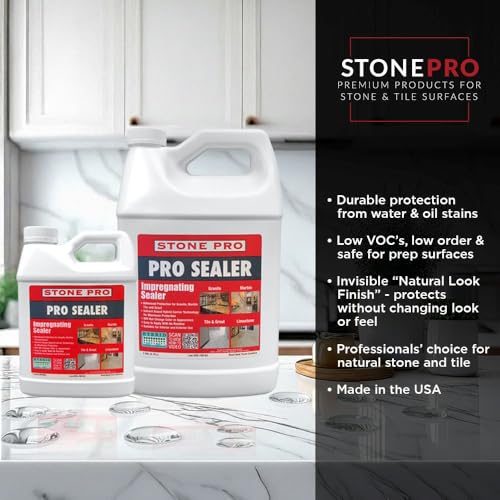 Image of StonePro Pro Sealer Quart - Impregnating Sealer for Marble & Tile