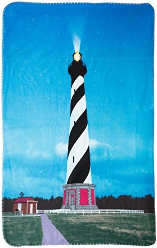 Fleece Blanket Cape Hatteras Lighthouse 40"x60" throw
